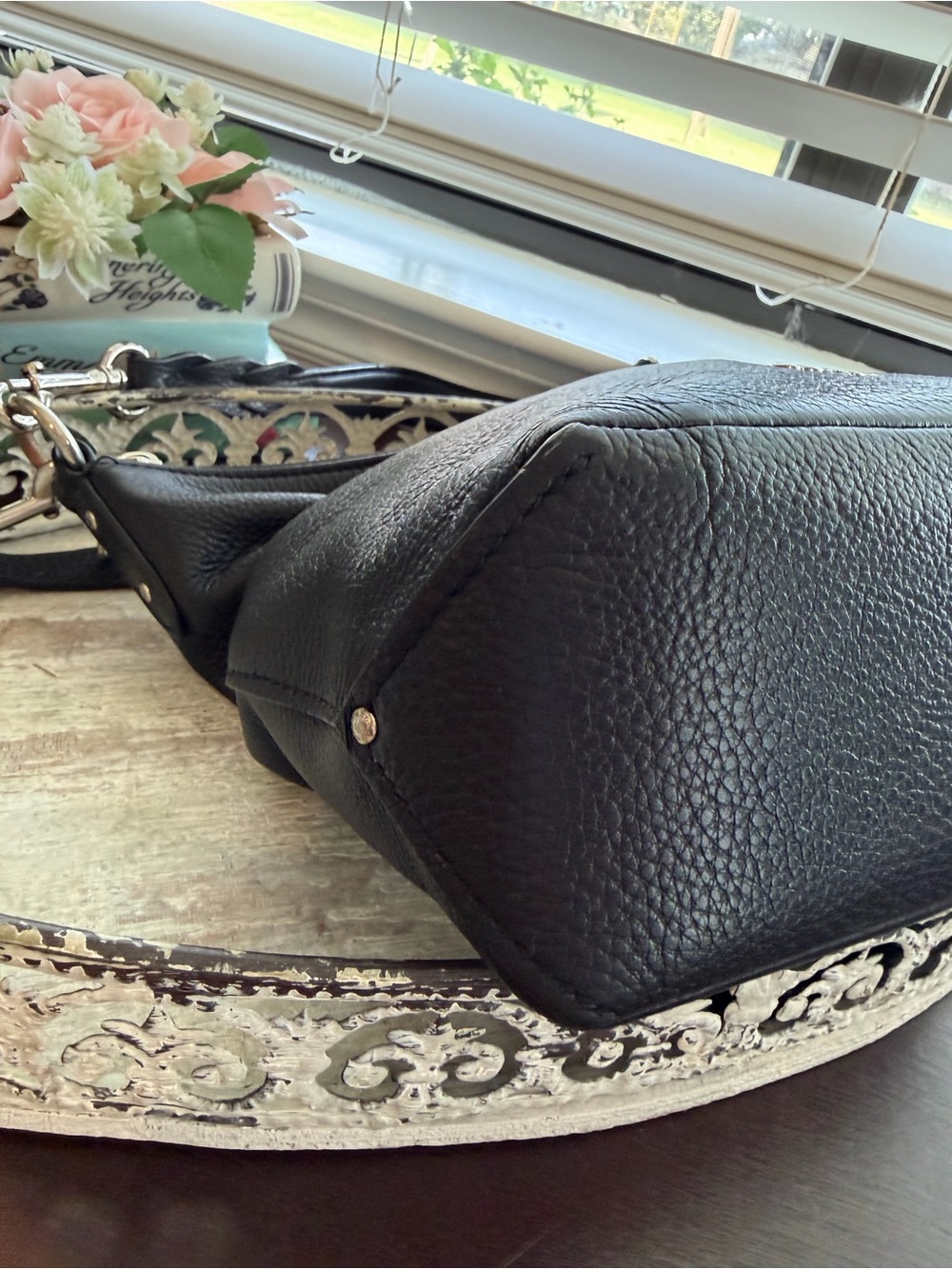 Disney x COACH Mini Abby Duffle Shoulder Bag Bambi Thumper Black Leather - Picture 5 of 16